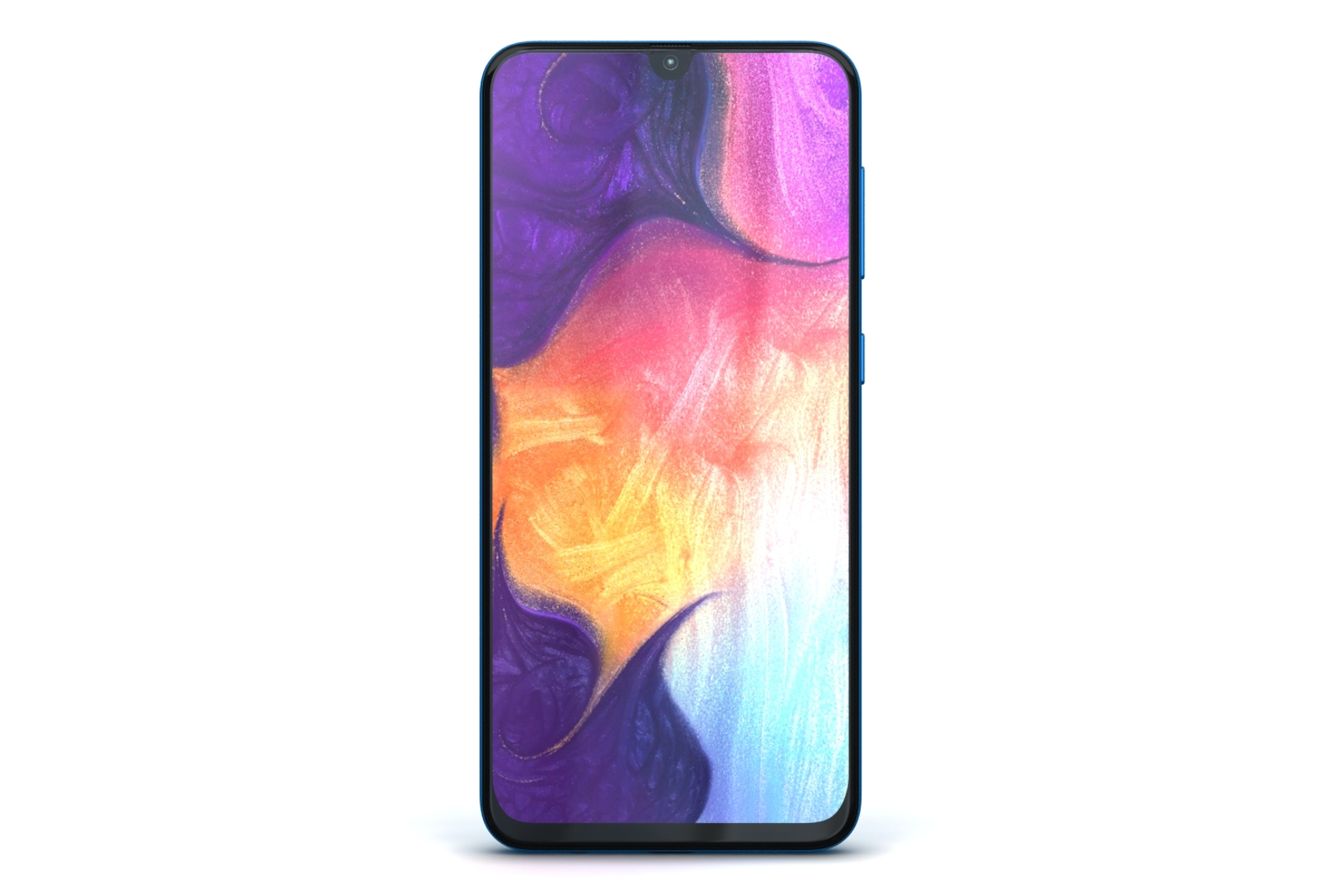 Samsung Galaxy A50 Blue Model - TurboSquid 1430831