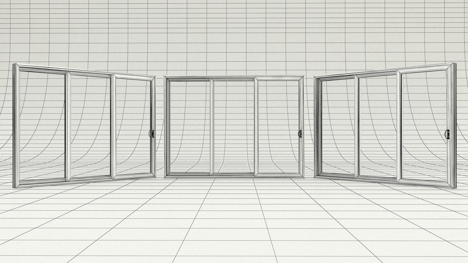 Laos Aluminum Stacking Door 3D - TurboSquid 2082235