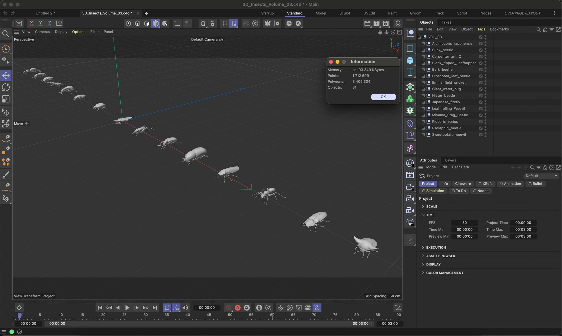 Realistic Insects Pack - Volume 03 3D Model - TurboSquid 2377061
