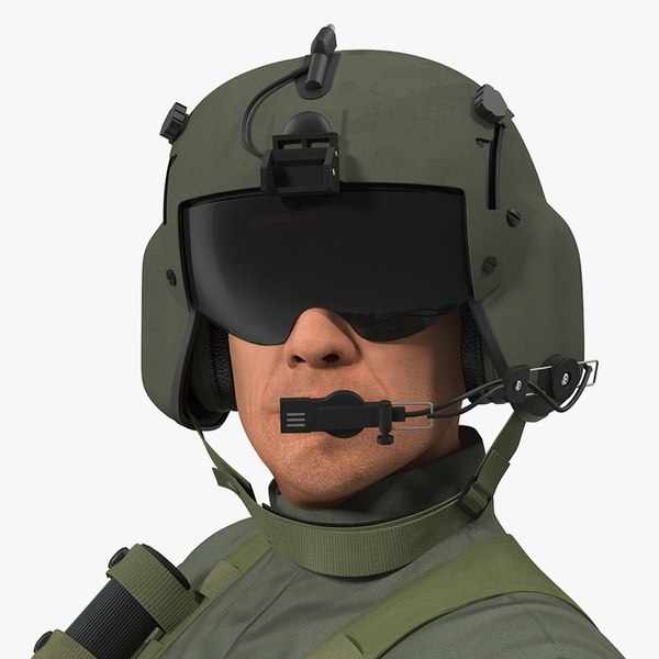 helicopter pilot rigged model