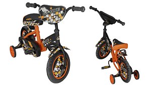 Kids Bicycle 3D Model 3D model