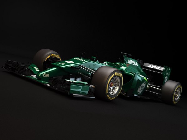3d model f1 caterham ct05 2014