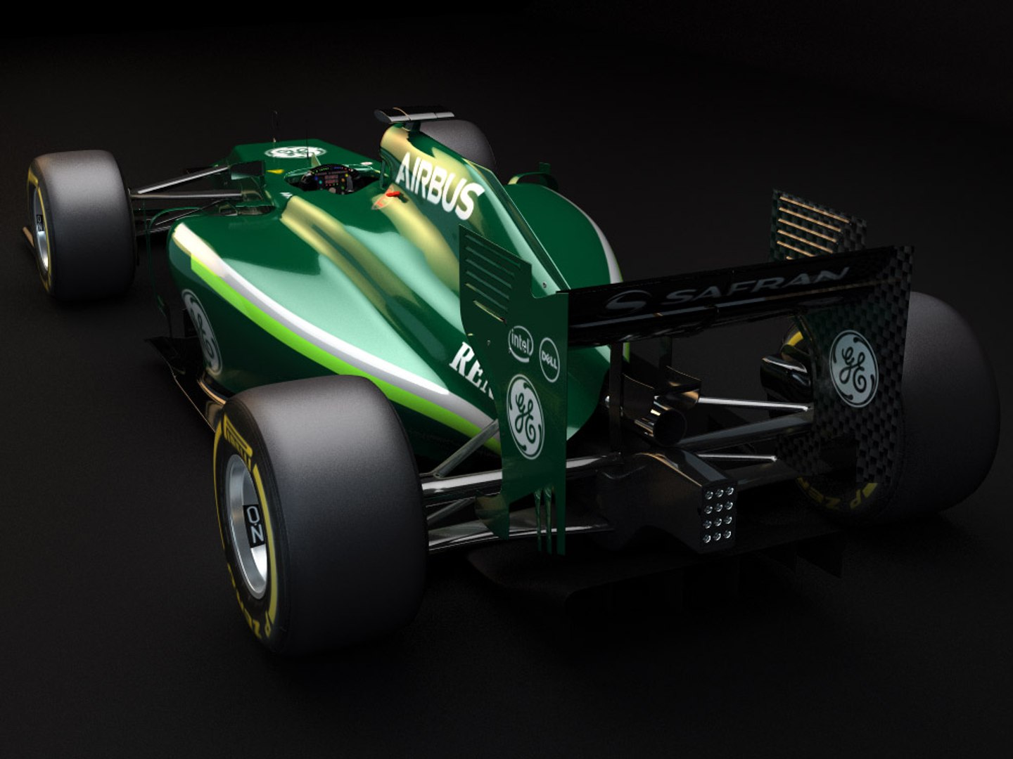 3d Model F1 Caterham Ct05 2014