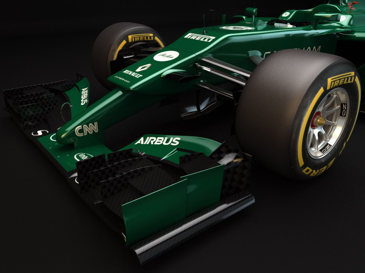 3d Model F1 Caterham Ct05 2014