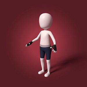 Cartoon Martial Artist