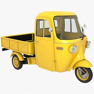 3D model cargo wheeler 02