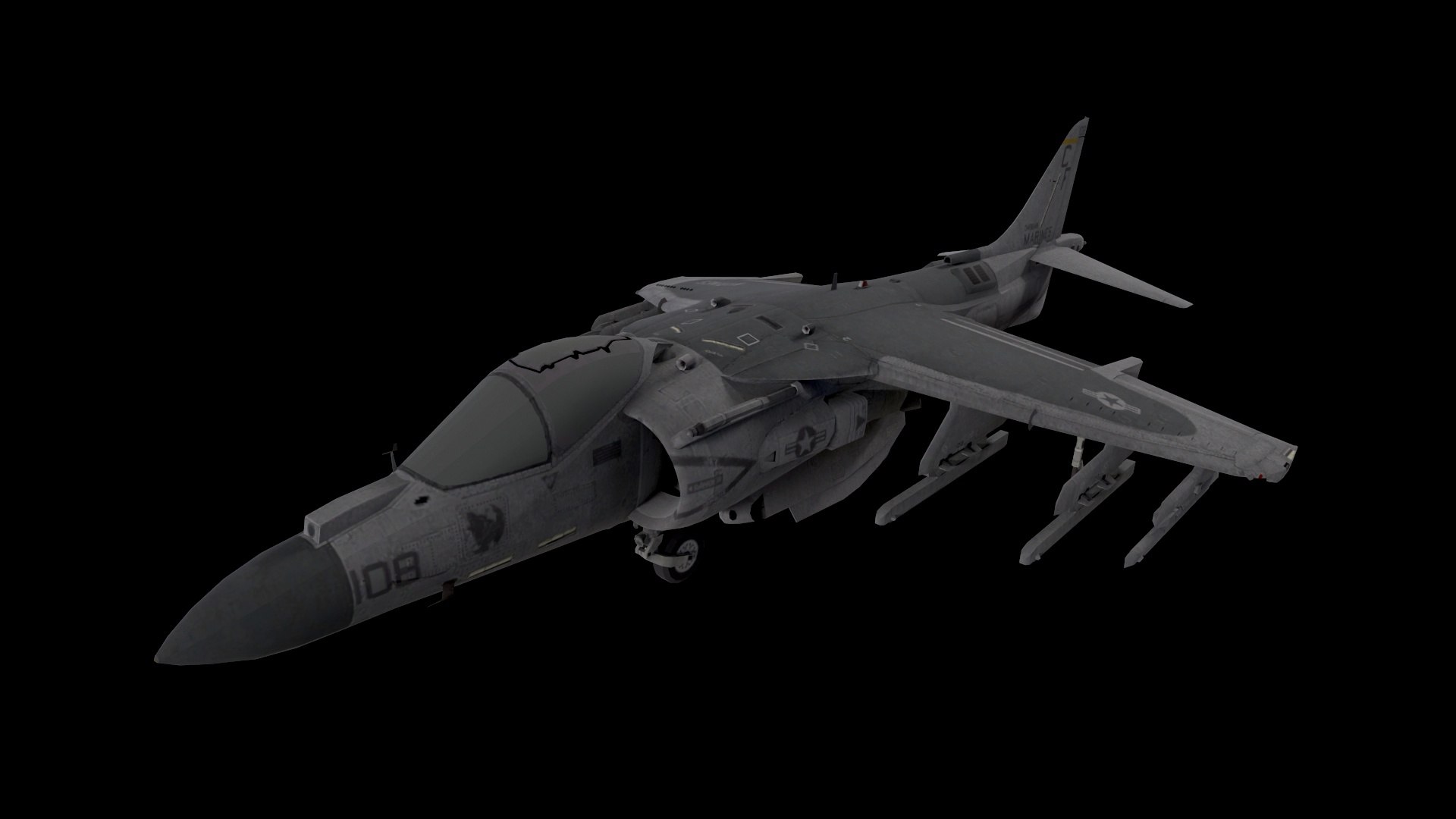 AV-8B Harier 2 3D Model - TurboSquid 1769283