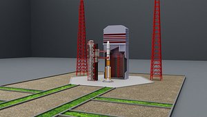 Space Center Launch Complex model