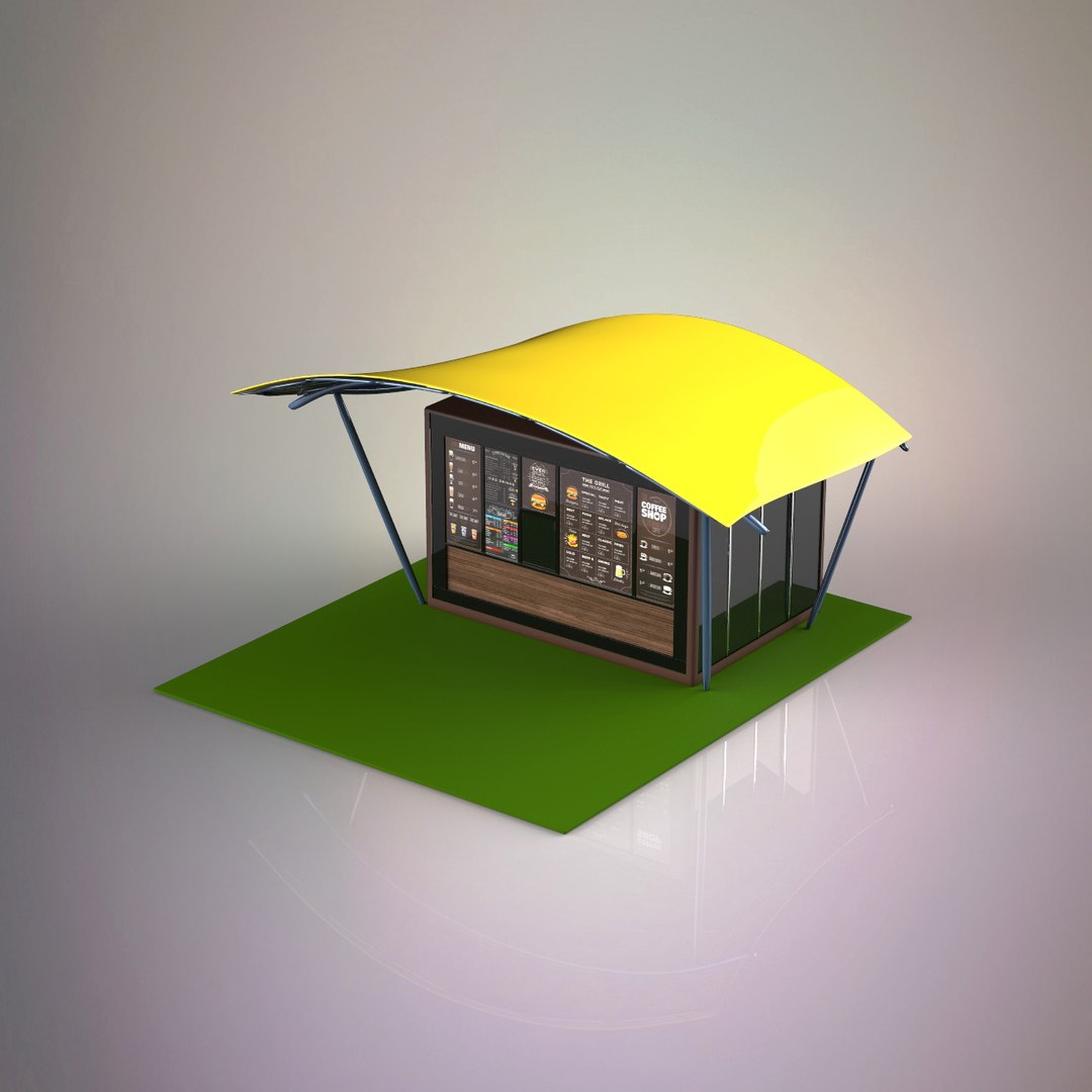 Coffee Shop Model - TurboSquid 1710518