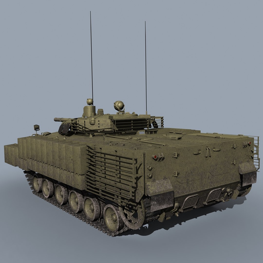 Russian Bmp-3 Kaktus 3d Max