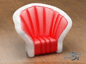 sofa christmas edition 3d max