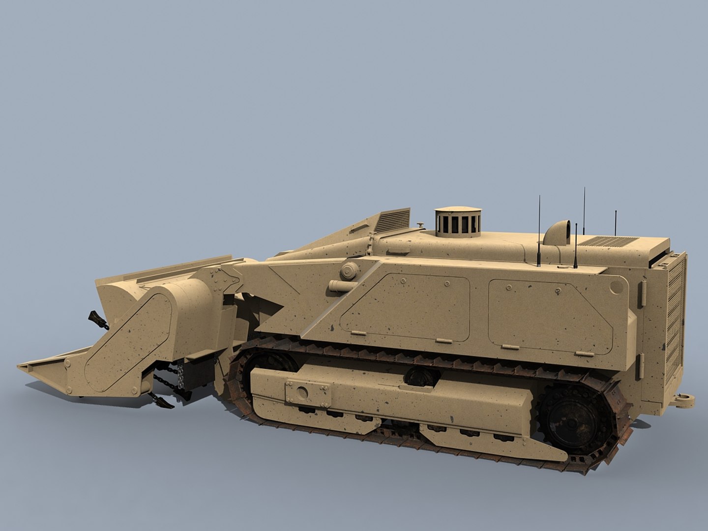 Mv-4 Dok-ing Flail Vehicle 3D - TurboSquid 1287510