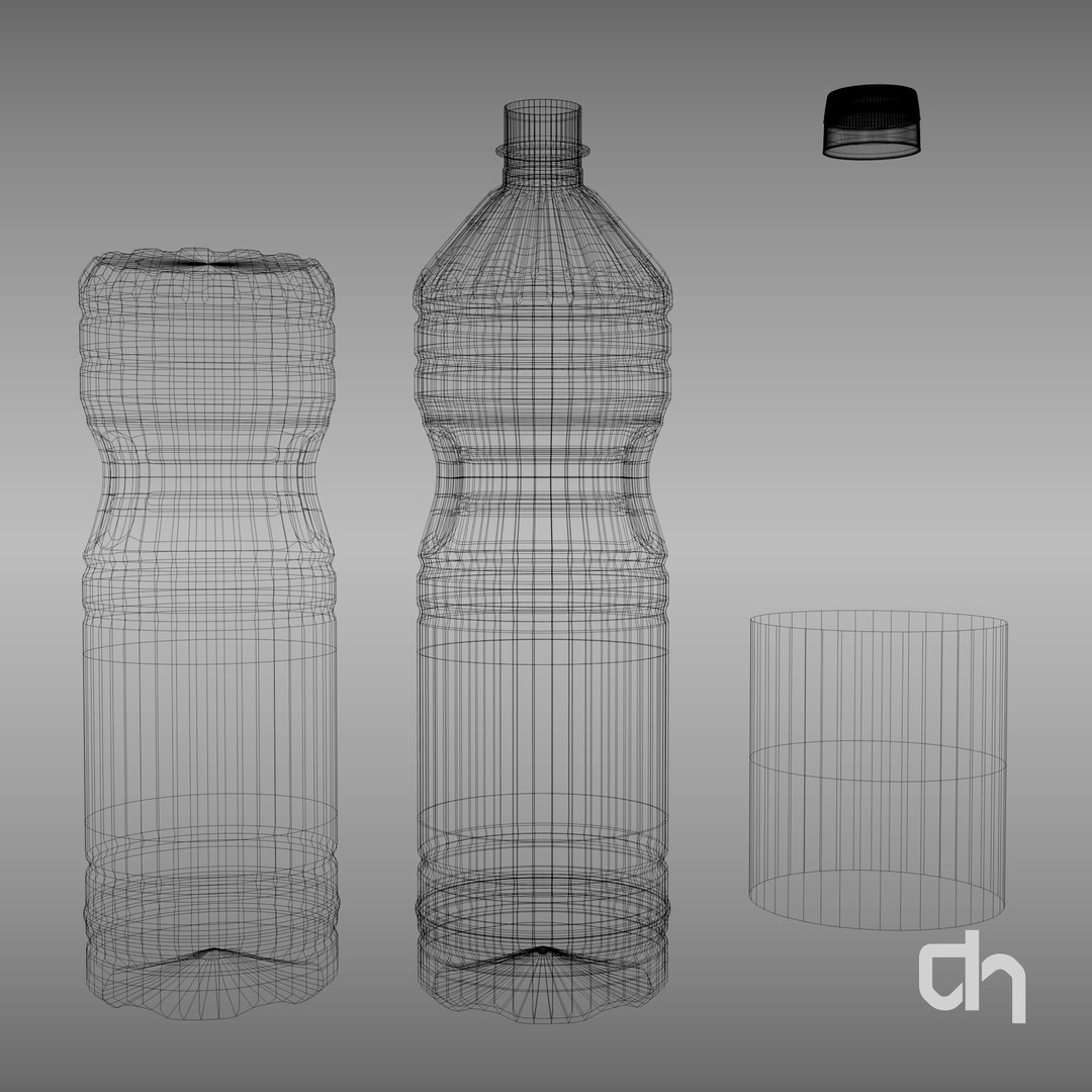 Plastic Oil Bottle 3D Model | 1143574 | TurboSquid