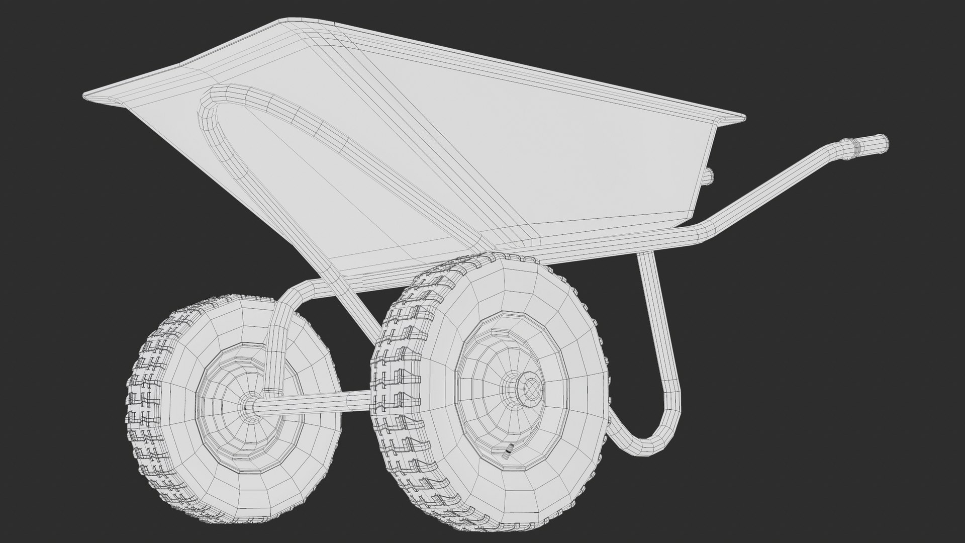 Wheelbarrow PBR 3D - TurboSquid 1995869