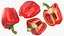 Rote Paprika-Sammlung