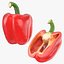 Rote Paprika-Sammlung