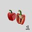 Rote Paprika-Sammlung
