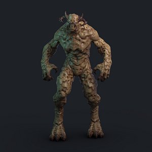 3D monster creatures character model