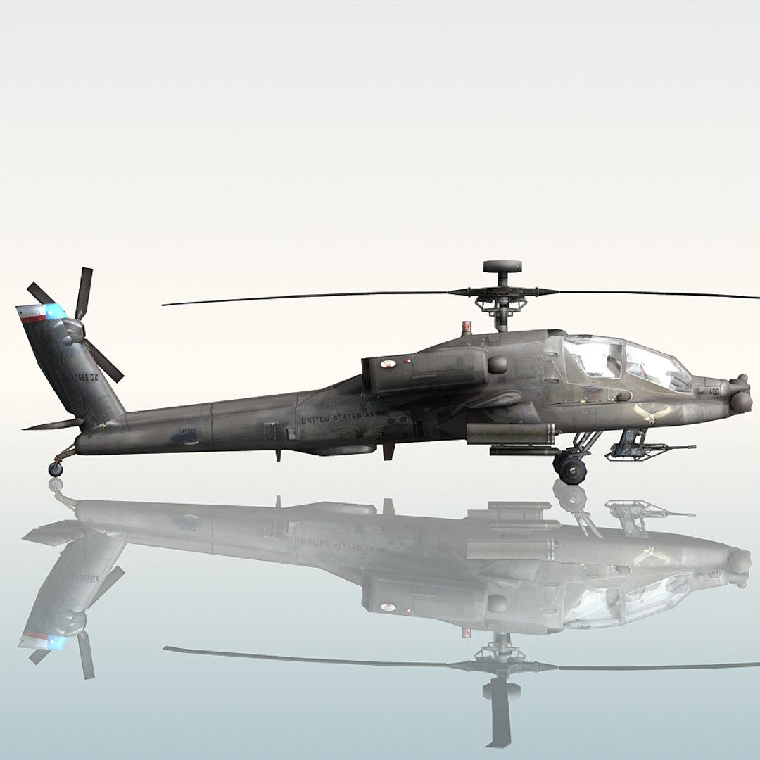 3d Model Army Attack Helicopter