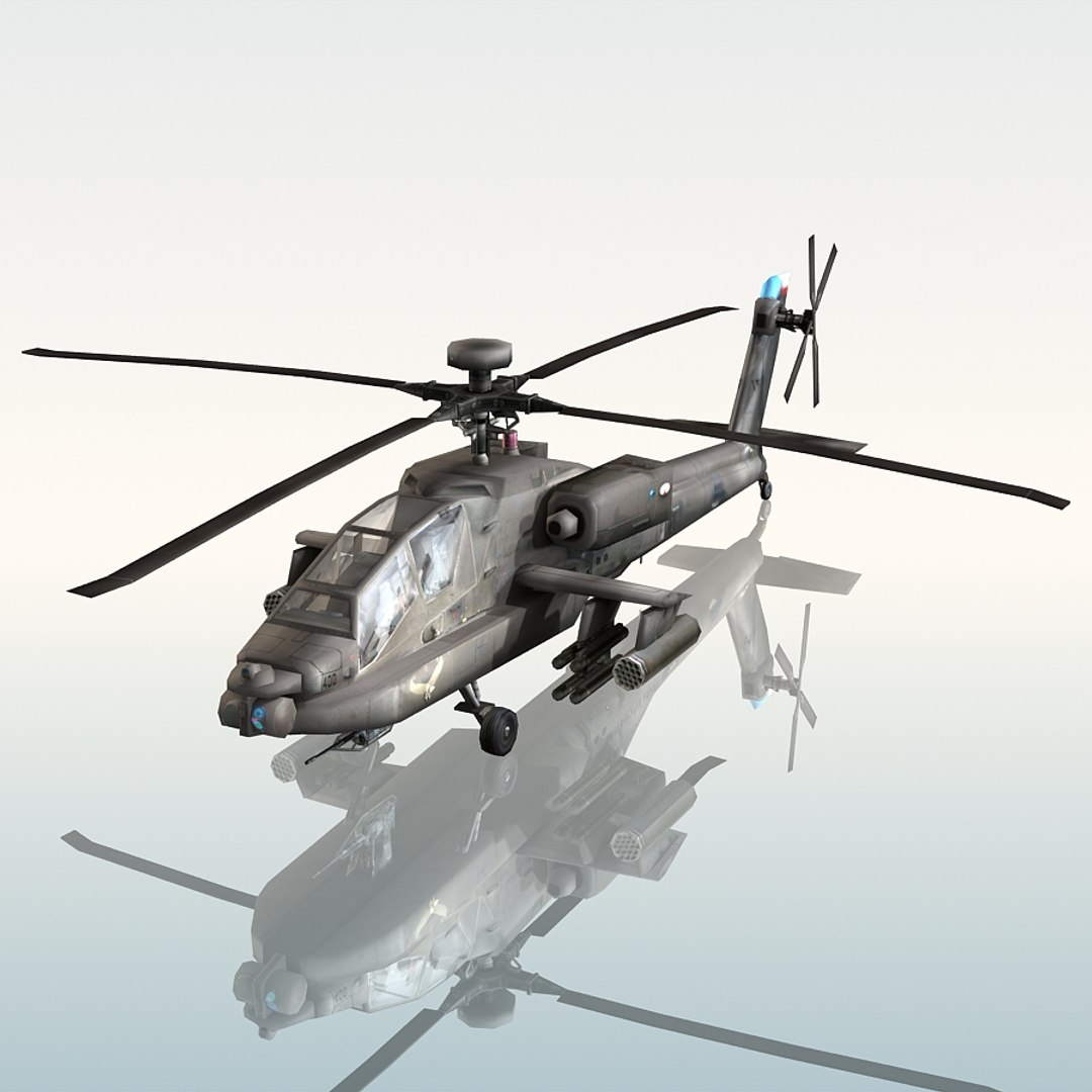 3d Model Army Attack Helicopter