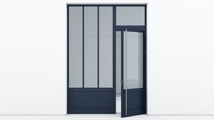 3D Aluminium door 356
