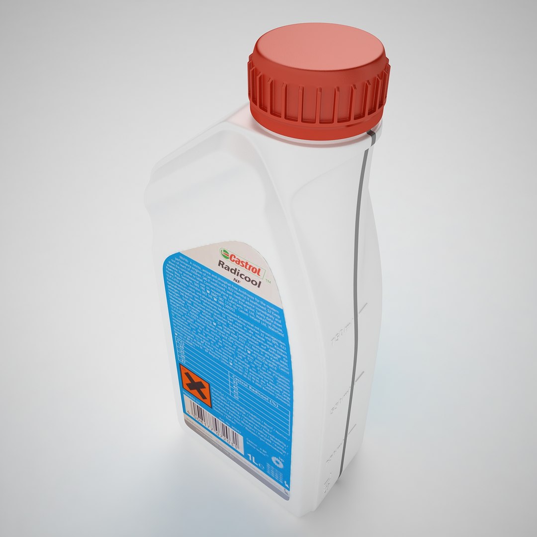 3d model of castrol radicool nf
