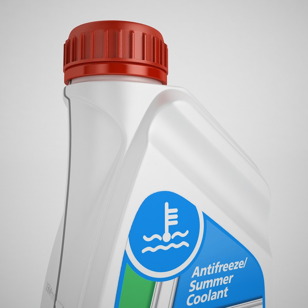 3d model of castrol radicool nf