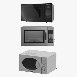 Microwave Ovens 3D Models Collection 2