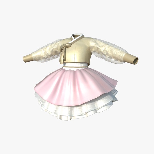 3D Hanbok Korea Stylize model