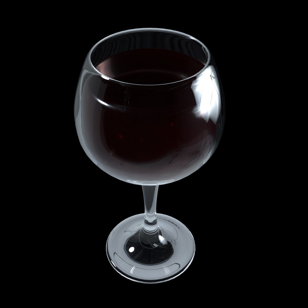 Wine glass 3D TurboSquid 1712644