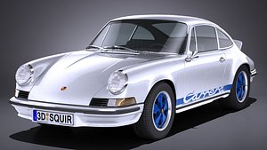 LowPoly Porsche 911 Carrera RS 1973