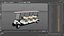 Six Seat Golf Electric Car Yamaha Rigged for Cinema 4D