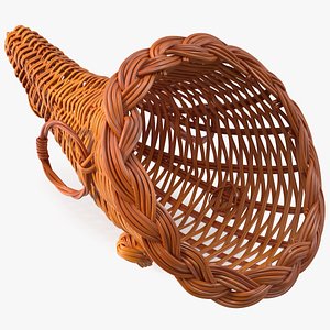 3D model Cornucopia Basket Brown