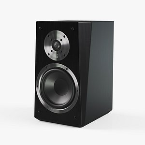 SVS Ultra Bookshelf Speaker Black Oak 3D model