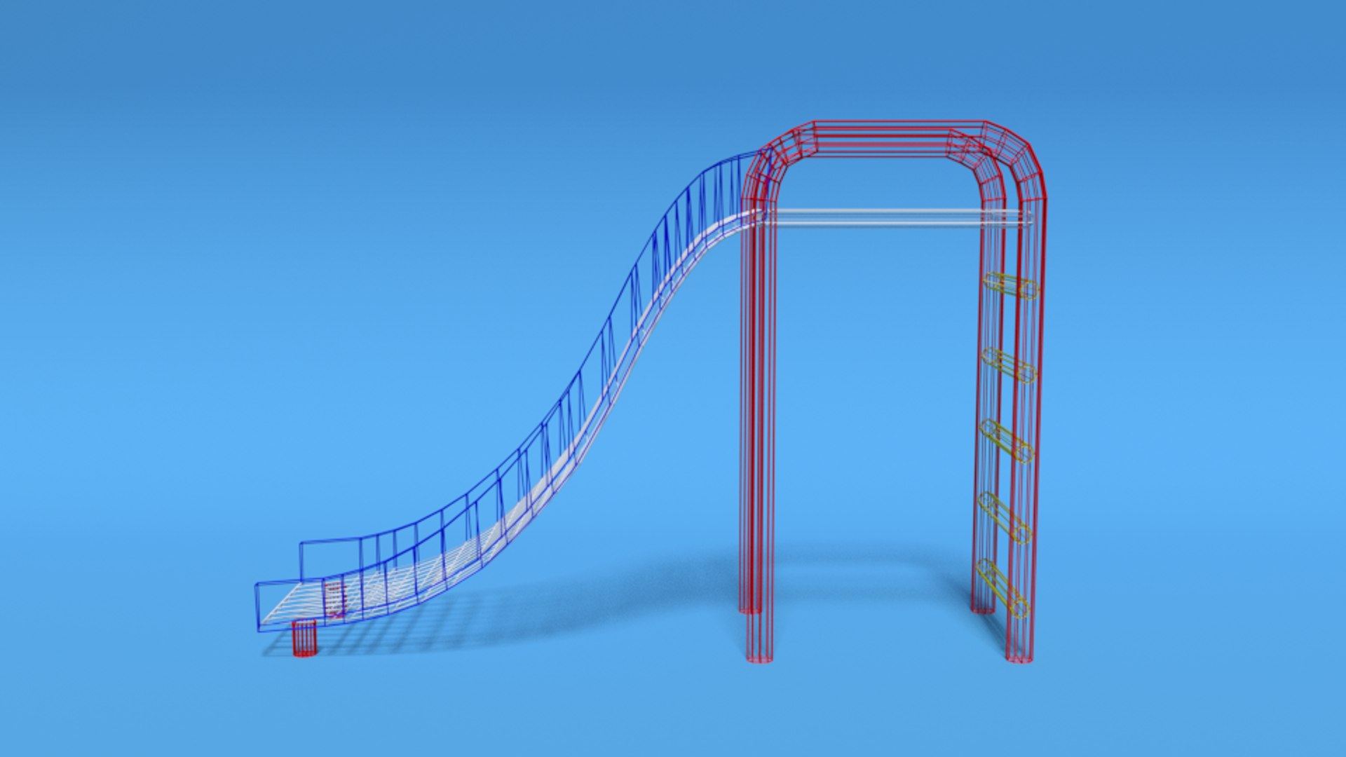 Playground Slide 3D Model - TurboSquid 1531661