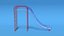 playground slide 3D model