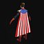 Homelander Low-poly 3D Model