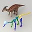 Parasaurolophus rigged