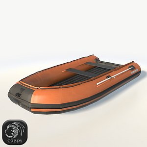 inflatable boat 3d model