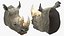 Adult Rhino Head Fur