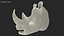 Adult Rhino Head Fur