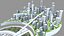 Sci-Fi Futuristic Future Flying City