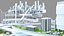Sci-Fi Futuristic Future Flying City