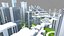 Sci-Fi Futuristic Future Flying City