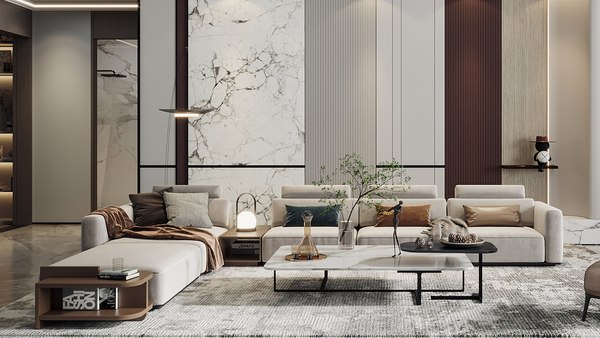 Modern living room 3D model - TurboSquid 2012385