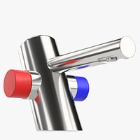 Self closing wash basin faucet