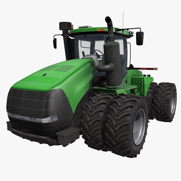 3D Farm Wheel Tractor