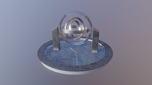 water museo los relojes 3D model