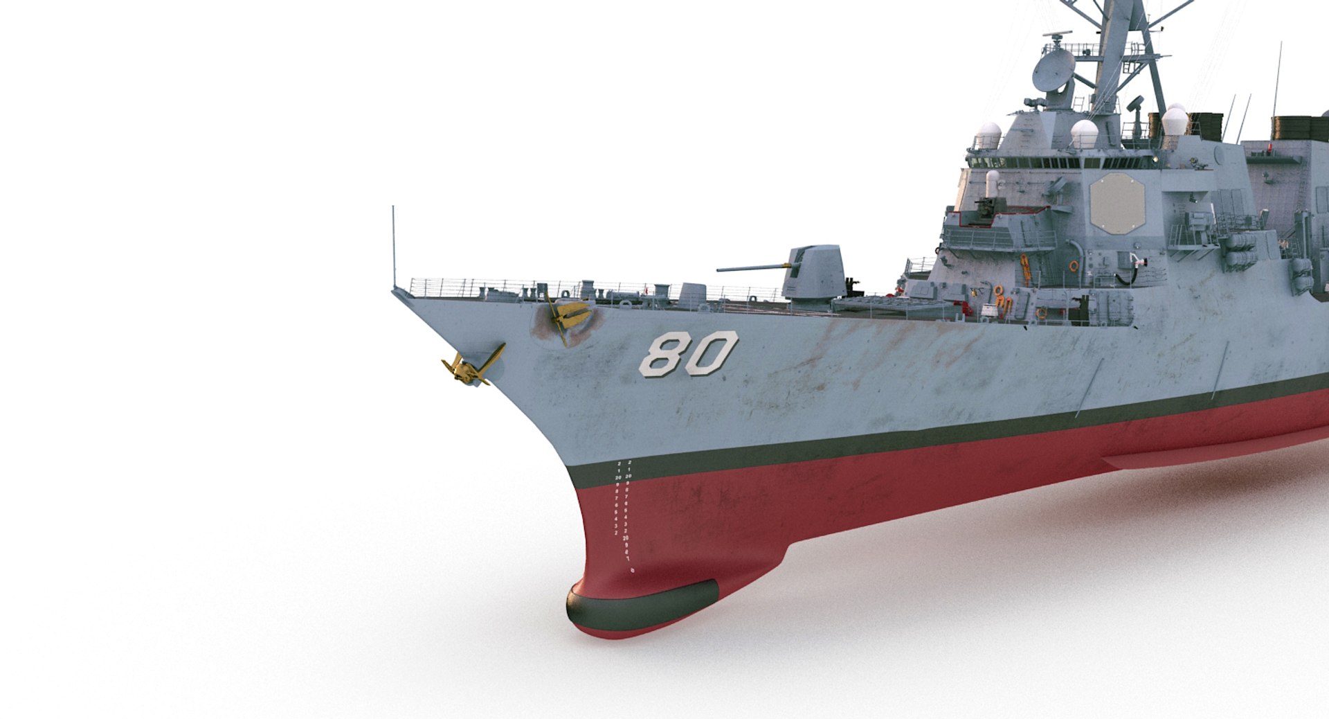 Uss roosevelt ddg 3D model - TurboSquid 1355302