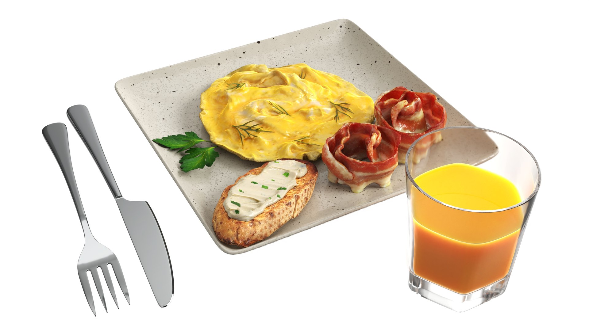 3D Breakfast with omlette bacon and juice model https://p.turbosquid.com/ts-thumb/KH/UImyYF/et/004/jpg/1783618147/1920x1080/fit_q87/53987bc42e20008e4539f055a8173c4f5ee3f2f8/004.jpg